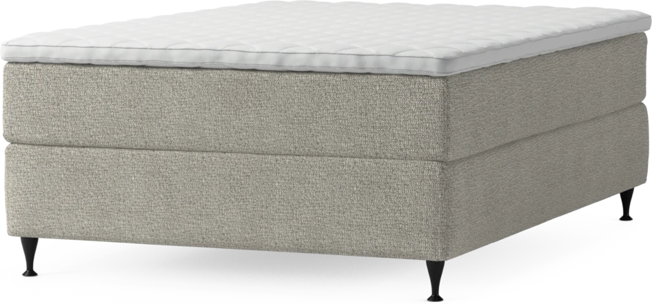 Delux Exclusive - Kontinentalsäng, enkelsäng 140 cm med bäddmadrass och sängben