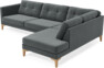Rio - 3-sits soffa med divan höger - Grå