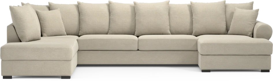 Town - 3-sits soffa med divan vänster och schäslong höger - Beige