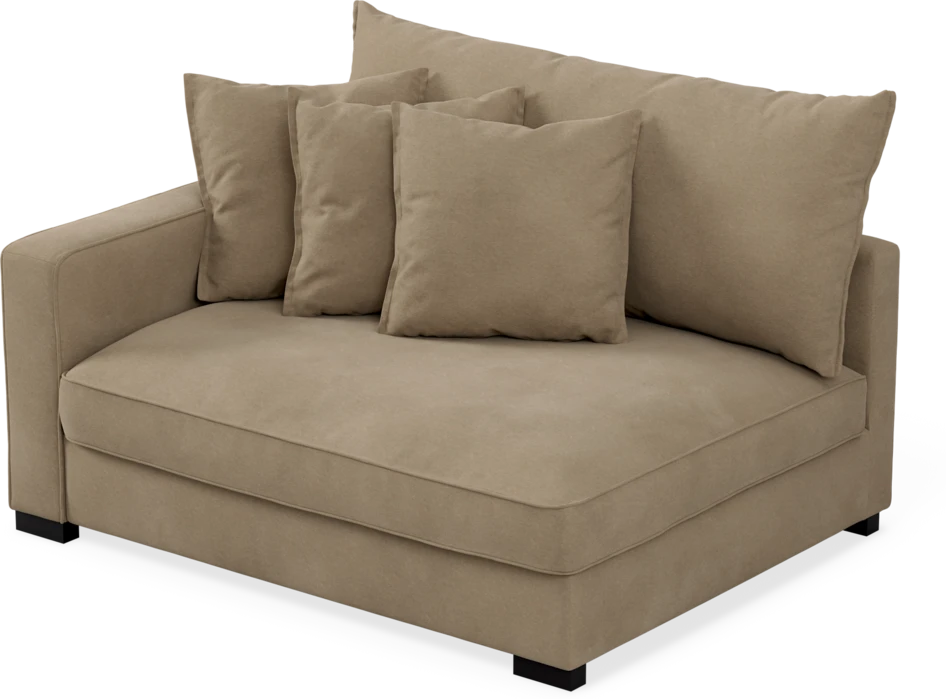 Rossi - 2-sits med armstöd vänster - Beige