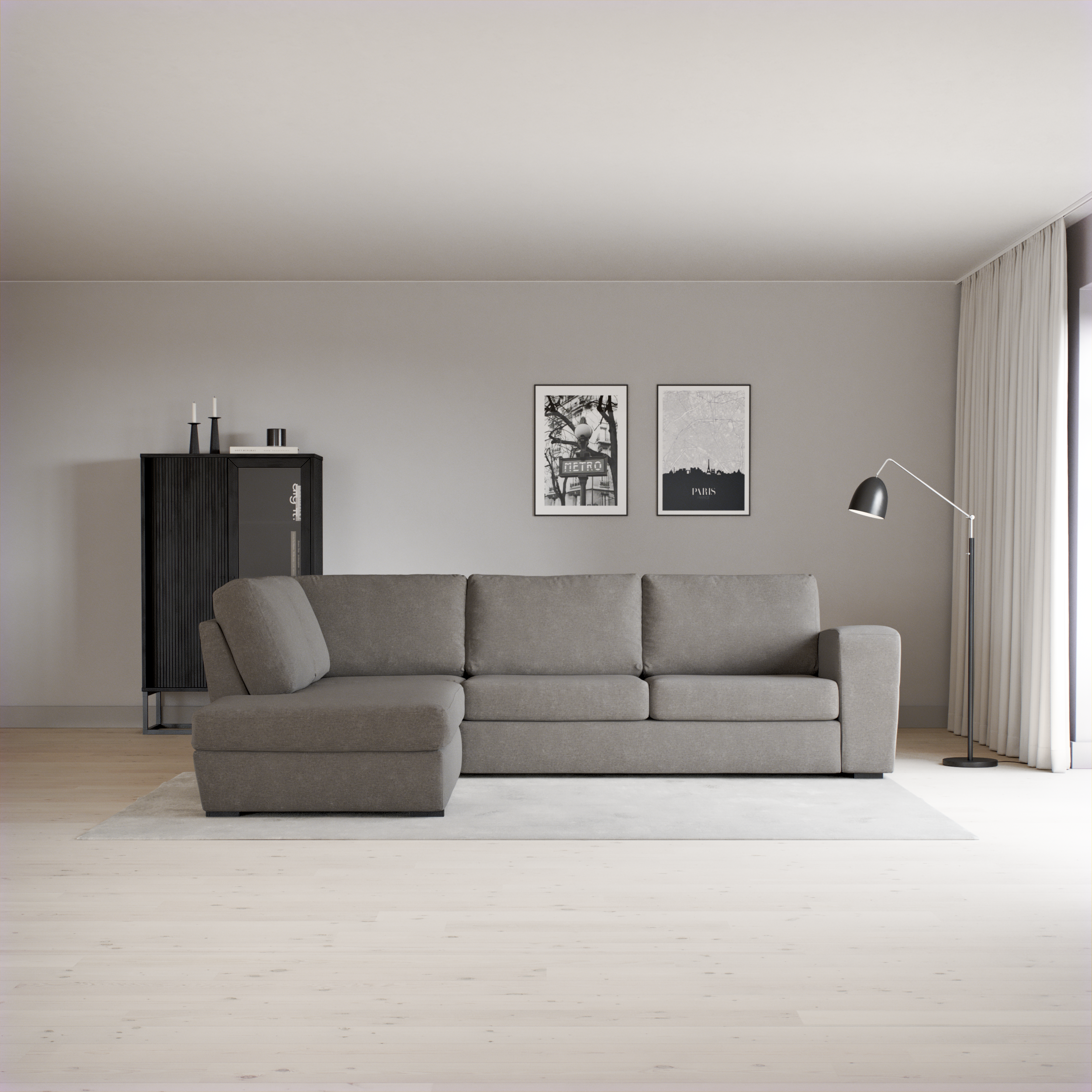 Friday - 2,5-sits soffa med divan vänster - inspiration