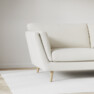 Madison Lux - 2-sits soffa med schäslong vänster - Vit