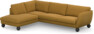 Madison - 3-sits soffa med divan vänster - Gul