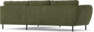 Madison Lux - 2-sits soffa med divan höger - Grön