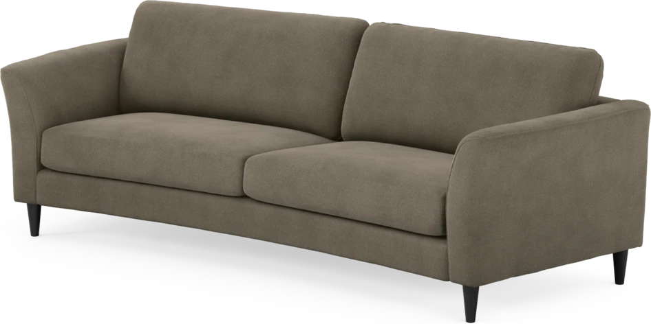Bridge - 3-sits soffa svängd - Beige