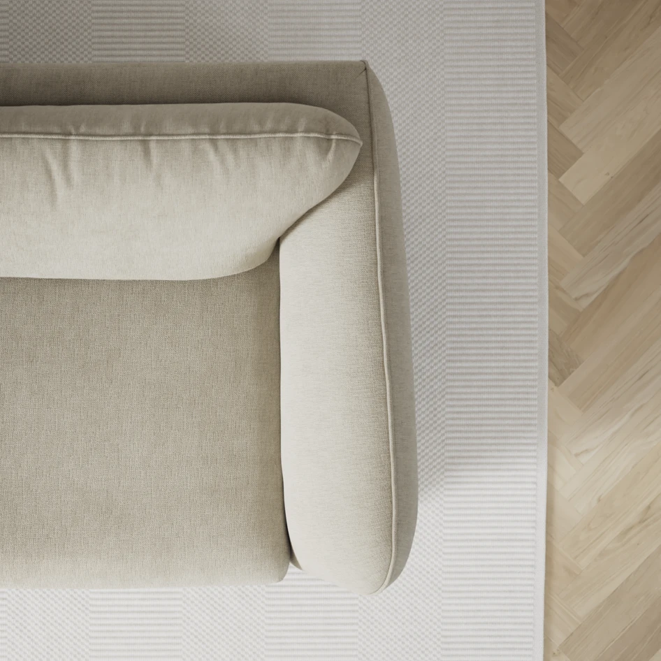 Madison - Hörnsoffa med schäslong vänster - Beige