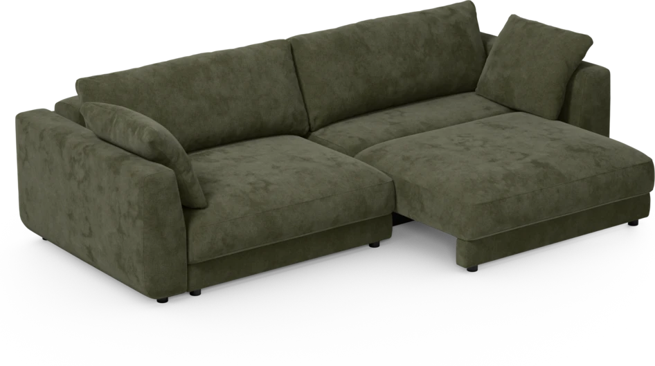 Amie - Bäddsoffa 4-sits - Grön