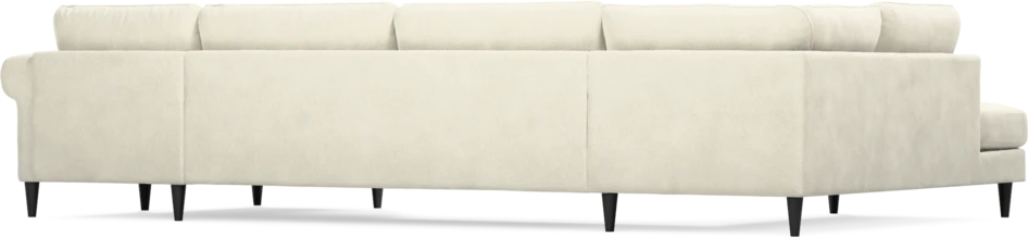 Bridge - 3-sits soffa med divan vänster och schäslong höger - Vit