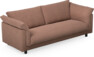 Cherrie - 3-sits soffa, hel dyna, fast klädsel - Rosa