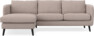 Madison Lux - 2-sits soffa med schäslong vänster - Beige