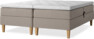 Delux Sense - Ställbar säng, dubbelsäng med bäddmadrass - Beige