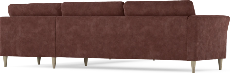 Bridge - Hörnsoffa, 3+3-sits - Röd
