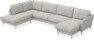 Bridge - 3-sits soffa med divan vänster och schäslong höger - Grå