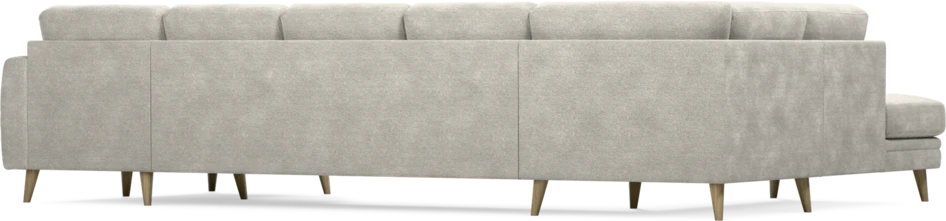 Eden - 3-sits soffa med divan vänster och schäslong höger - Grå