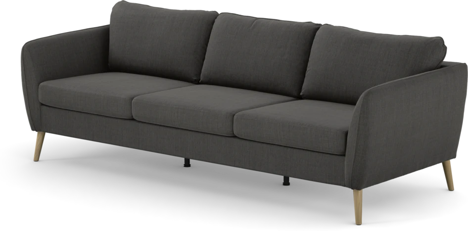 County - 3-sits soffa - Grå