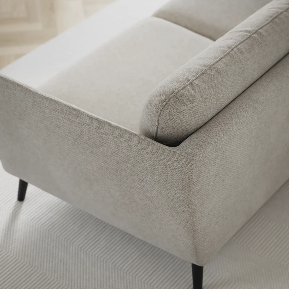 Madison - 2-sits soffa med divan vänster och schäslong höger - Grå