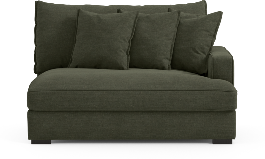 Rossi - 2-sits med armstöd höger - Grön