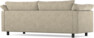 Cherrie - 2,5-sits soffa, hel dyna, fast klädsel - Beige