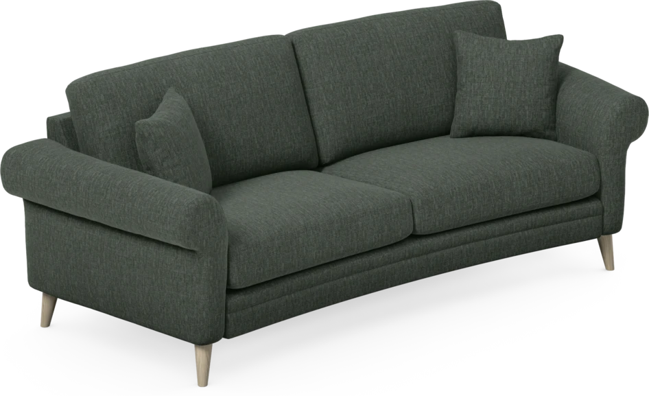 Eden - 2,5-sits soffa svängd - Grön