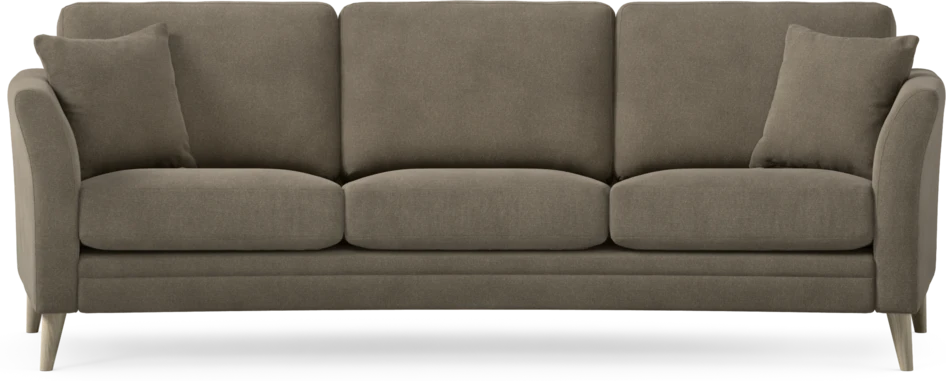 Eden - 3-sits soffa svängd - Beige
