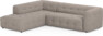 Bella - 3-sits soffa med divan vänster - Beige