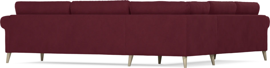 Bridge - Hörnsoffa, 2+3-sits - Röd