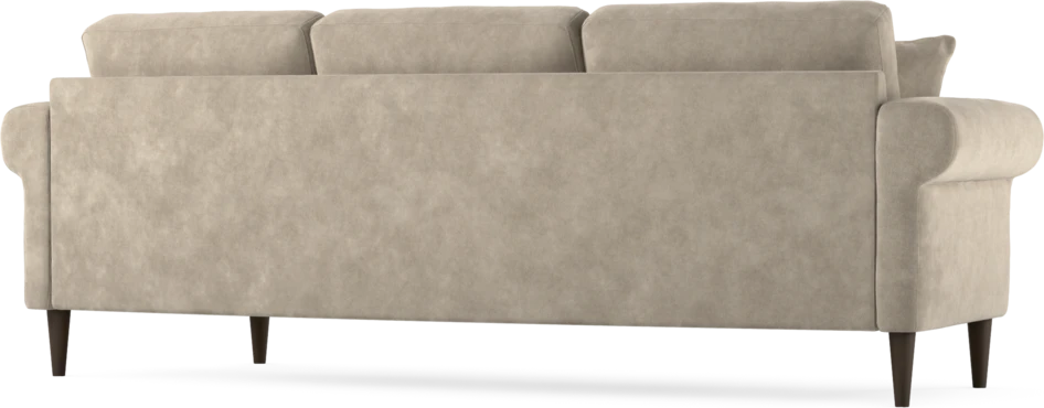 Eden - 3-sits soffa svängd - Beige