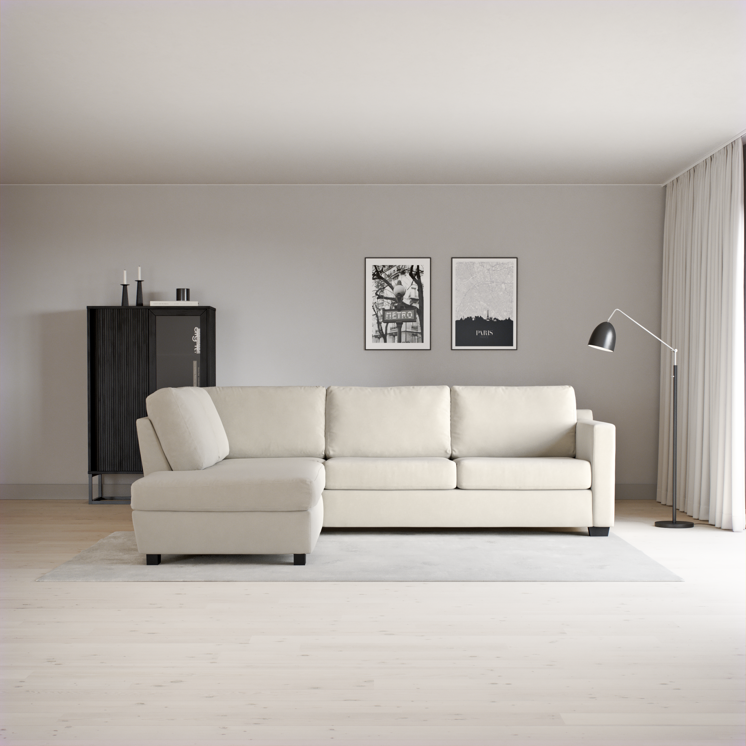 Friday - 2,5-sits soffa med divan vänster - inspiration