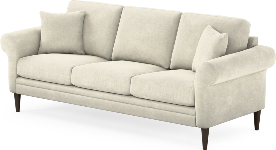 Eden - 3-sits soffa - Vit