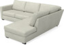 Friday - 2,5-sits soffa med divan höger - Beige