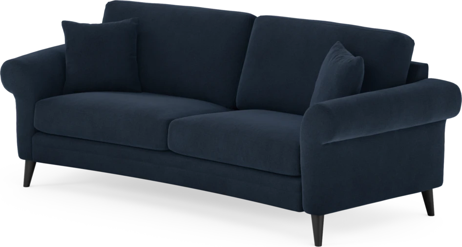 Eden - 2,5-sits soffa svängd - Blå