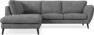 Madison Lux - 2-sits soffa med divan vänster - Vit
