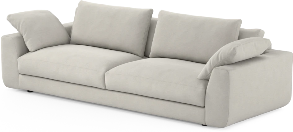 Amie - 4-sits soffa - Vit