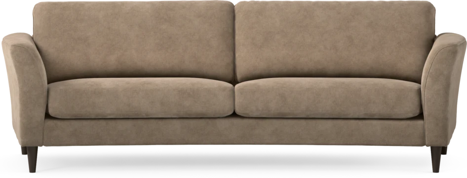 Bridge - 3-sits soffa svängd - Beige