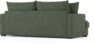 Mila - 3-sits soffa, hel dyna - Grön