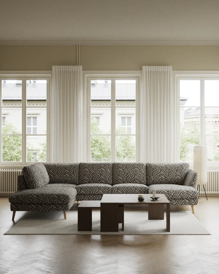 Madison - 2-sits soffa med divan vänster och schäslong höger - inspiration