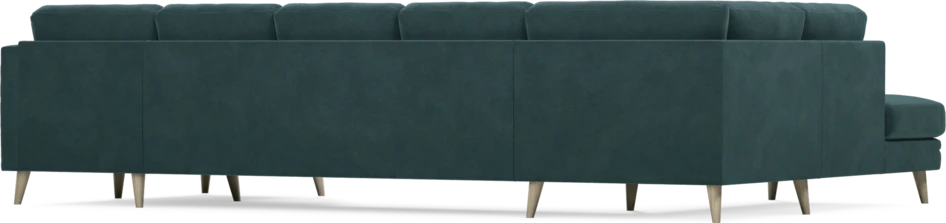 Eden - 3-sits soffa med divan vänster och schäslong höger - Blå