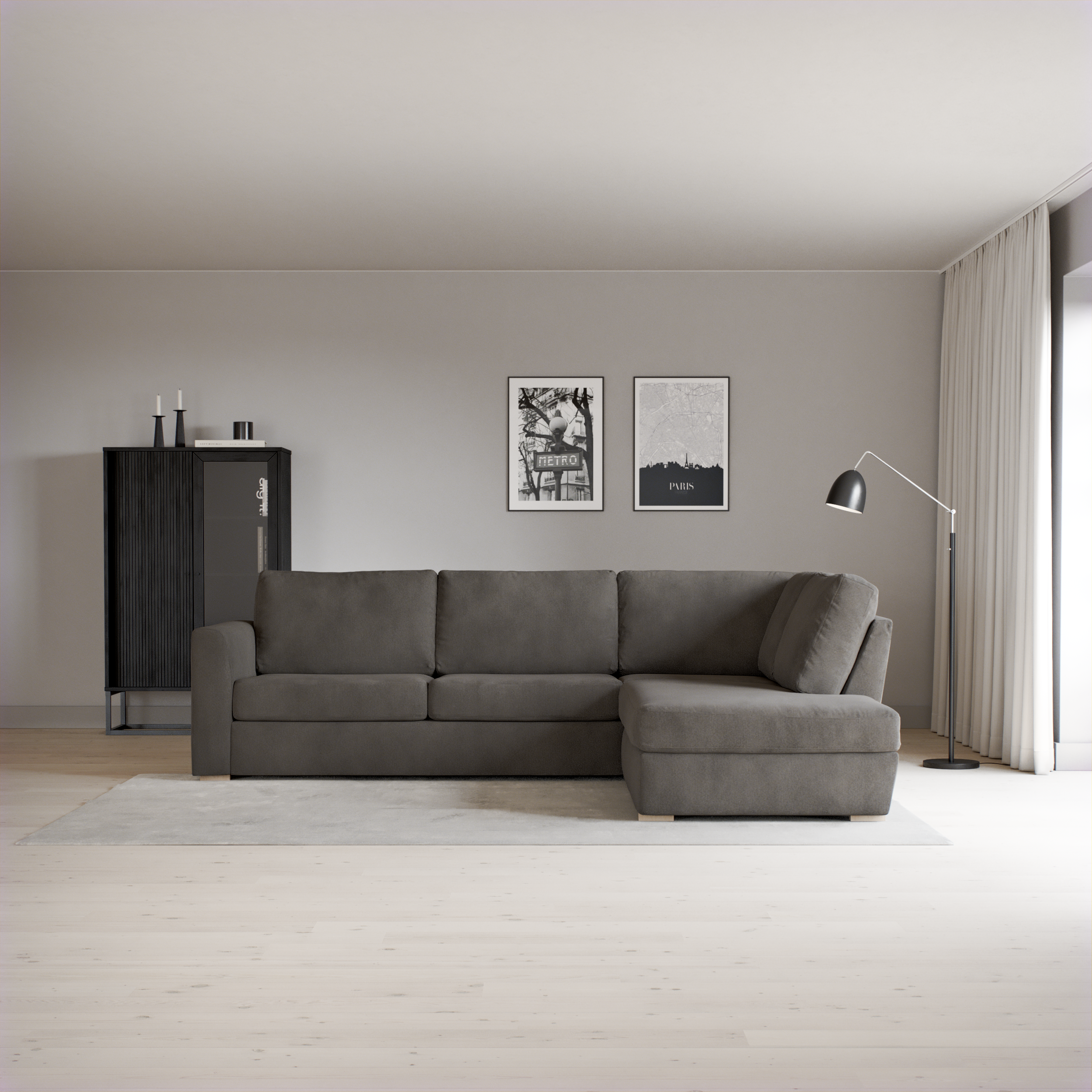 Friday - 2,5-sits soffa med divan höger - inspiration