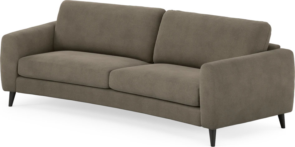 Bridge - 3-sits soffa svängd - Beige