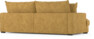 Rossi - 3-sits soffa, hel dyna - Gul