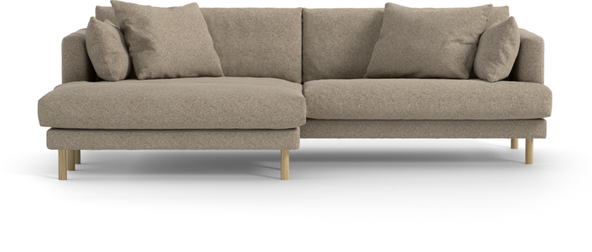 Harper - 4-sits med schäslong XL vänster - Beige