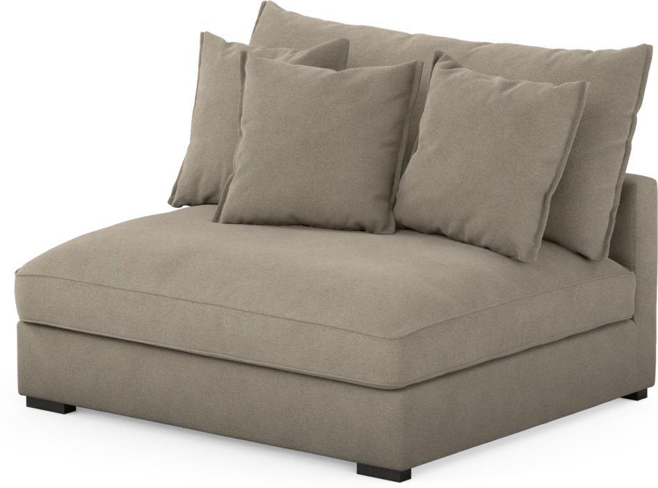 Rossi - 2-sits utan armstöd - Beige