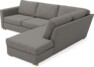 Friday - 2,5-sits soffa med divan höger - Grå