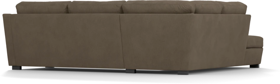 Friday - 2,5-sits soffa med divan vänster - Brun
