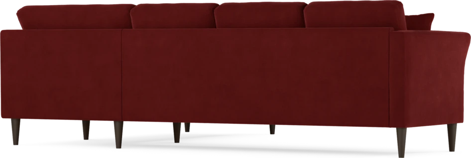 Eden - Hörnsoffa, 3+2-sits - Röd