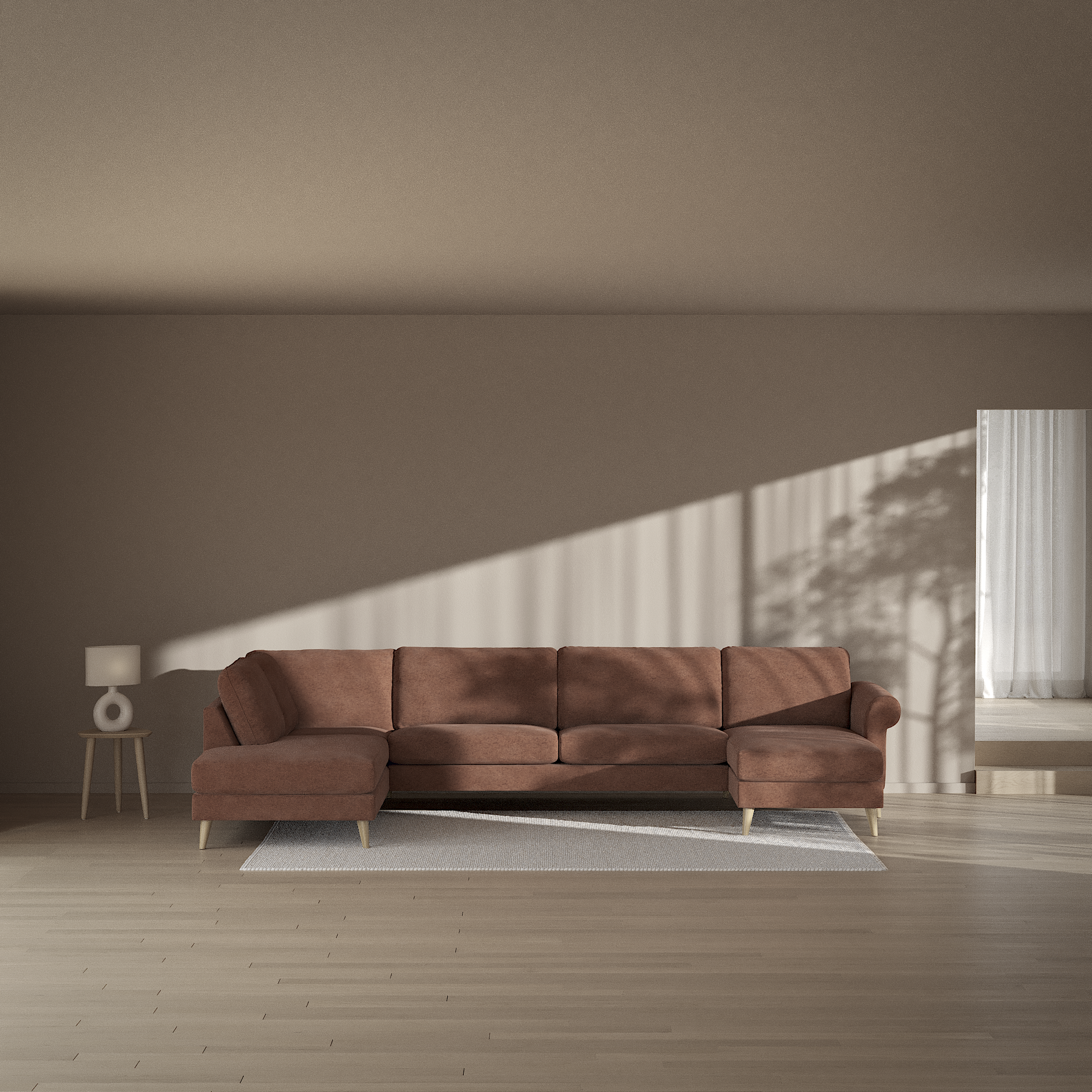 Bridge - 3-sits soffa med divan vänster och schäslong höger - inspiration
