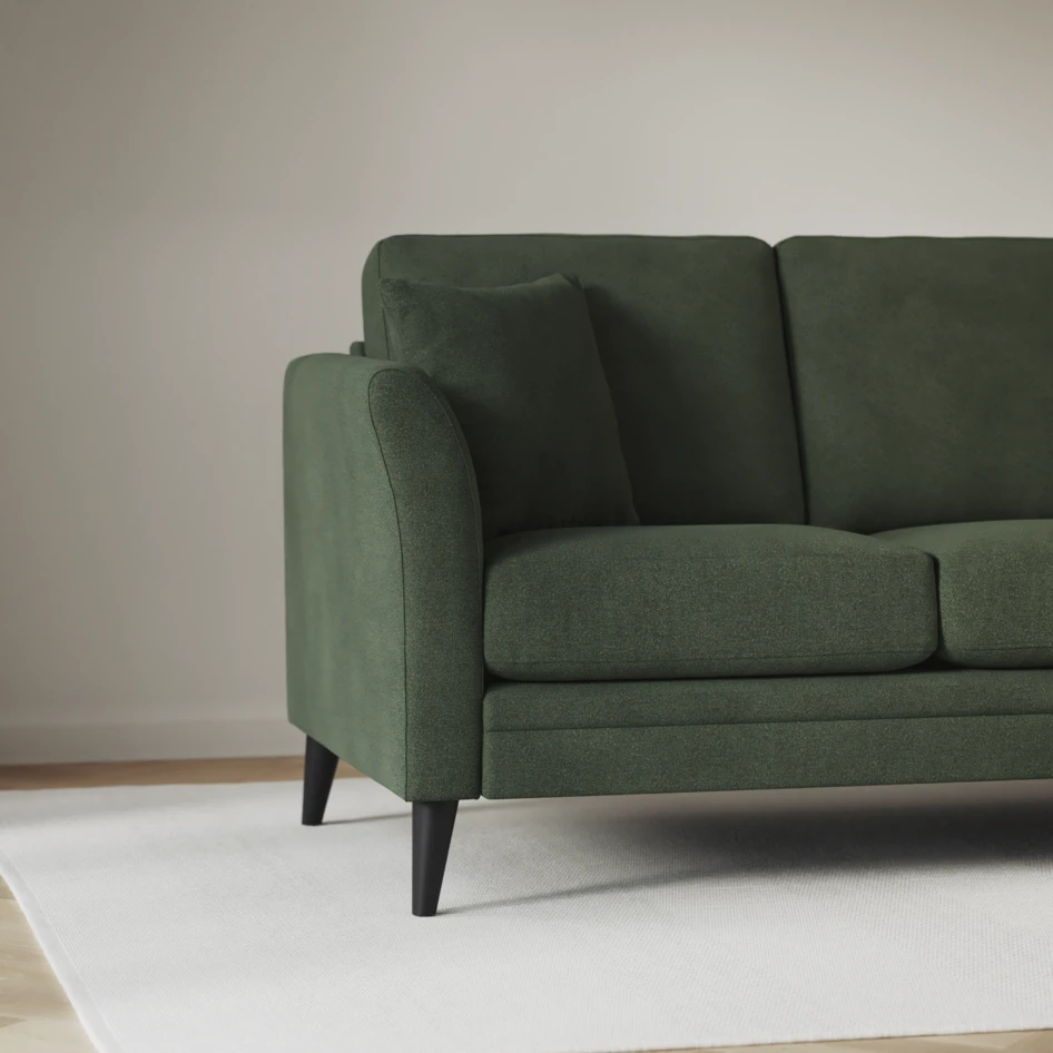 Eden - Hörnsoffa, 3+1-sits - Grön