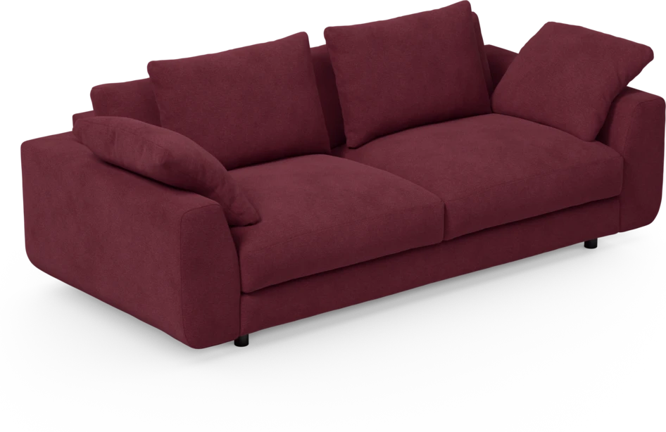 Amie - 3-sits soffa - Röd