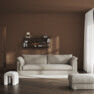 Cherrie Klädsel -  4-sits soffa, hel dyna - Beige