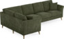 Eden - Hörnsoffa, 1+3-sits - Grön